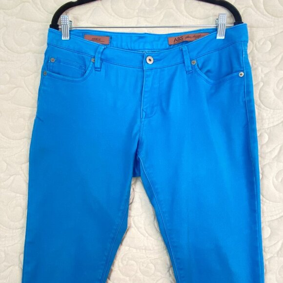 ABS Allen Schwartz Ankle Jeans Powder Blue Size 31 - Picture 2 of 11